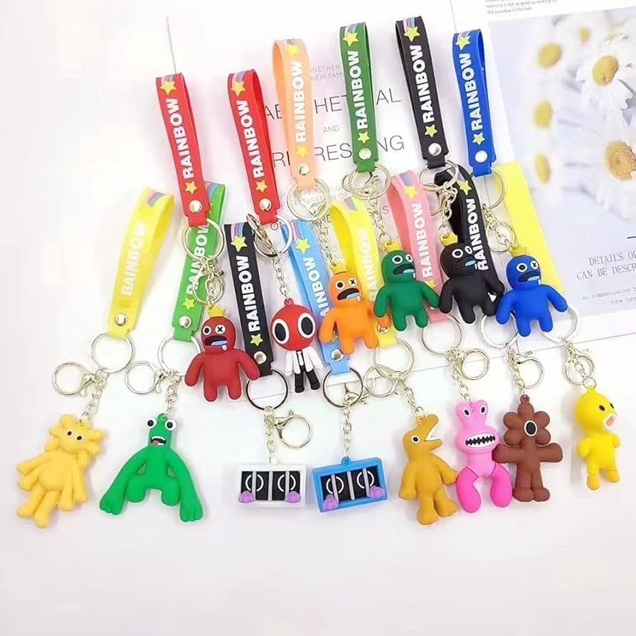 Amazon.co.jp: レインボーフレンズ 人形 キーホルダー シリコン